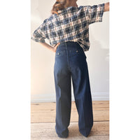 Serge W Side Zip Pants in Faded Blue