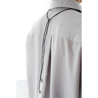 Nomia Spiral Cord Necklace in Silver