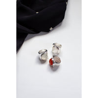 Nomia Carved Nautilus Shell Ring in Crystal