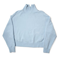 Sayaka Davis Highneck Sweater in Baby Blue