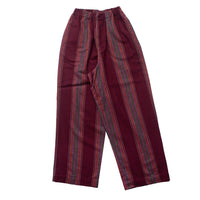 Baserange Claude Pants in Maroon Stripe