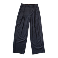 Kallmeyer Roxana Low-Rise Trouser in Navy Houndstooth