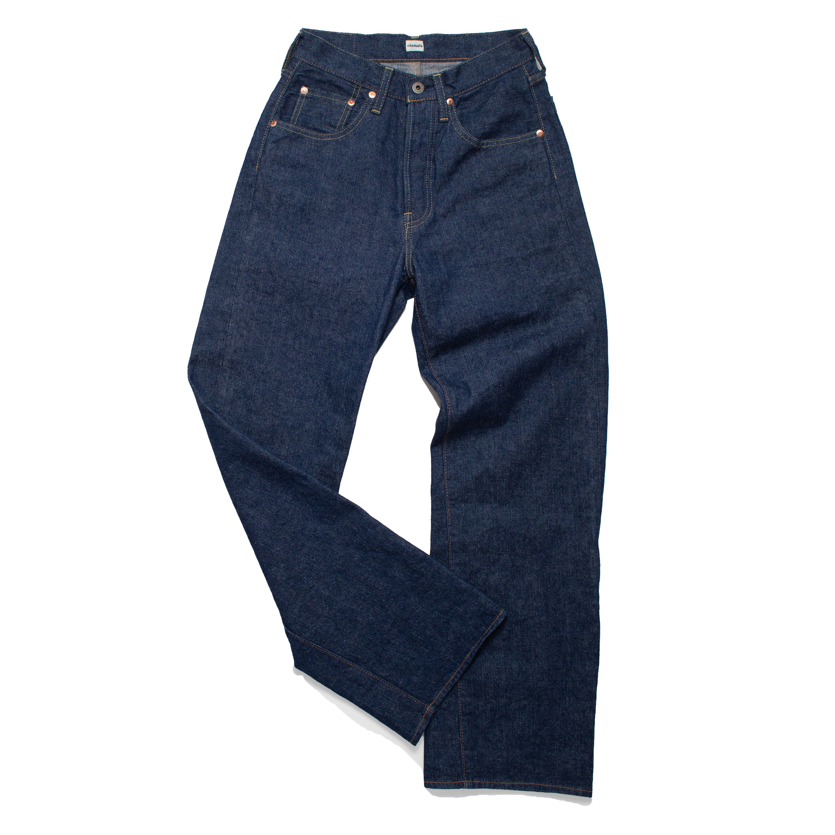 Chimala Unisex 13.5oz Selvedge Denim Straight Cut in Rinse – JUDITH
