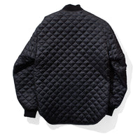 Nomia Oversize Quilted Bomber in Black