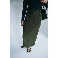 Sayaka Davis I-Line Skirt in Sap Green