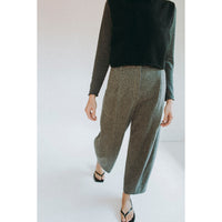 Sayaka Davis Wool Cacao Trousers in Gray