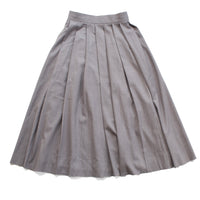Toit Volant Gia Pleated Skirt in Grey