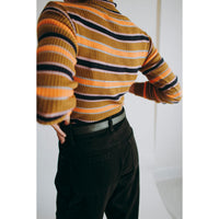 Henrik Vibskov Line Turtleneck in Tapenade Stripes