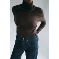 Grei Base Layer Turtleneck in Prune