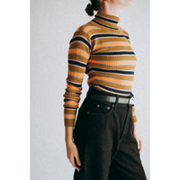 Henrik Vibskov Line Turtleneck in Tapenade Stripes