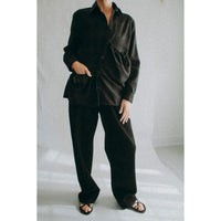 Nomia Drop Oversize Jeans in Black