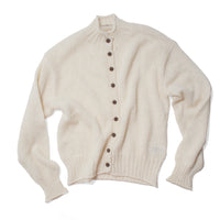 Ichi Antiquités Peru Knit Cardigan in White
