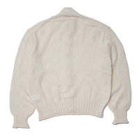 Ichi Antiquités Peru Knit Cardigan in White