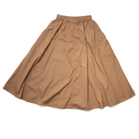 Ichi Antiquités Typewriter Skirt in Camel