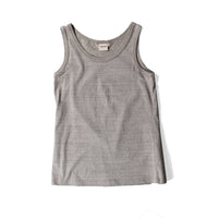 Ichi Antiquités Undyed Tank Top in Gray