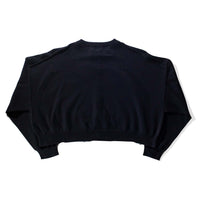 Ichi Antiquités Whole Garment Cropped Cardigan in Black