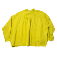 Ichi Antiquités French Linen Shirt in Yellow