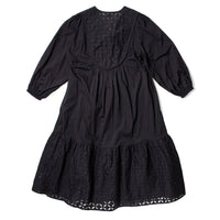 Ichi Antiquities India Reverse Applique Dress in Black