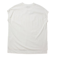 Ichi Antiquités Sleeveless Cotton Pullover in White