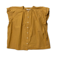 Ichi Antiquités Typewriter Shirt in Mustard
