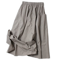Ichi Antiquités Typewriter Skirt in Gray