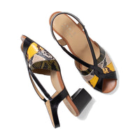 Jamie Haller The Archive Heel in Citrus Snake