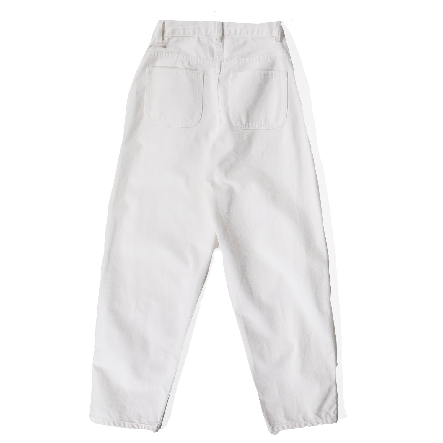 【JESSE KAMM】ホワイト ワイドパンツ コットン Jesse Kamm California Wides in Salt White – JUDITH