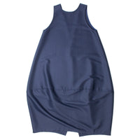 Kaarem Jar Sleeveless Back Dress in Dark Blue