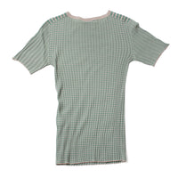 Kallmeyer Eaton Seamless Tee in Jade Stripe