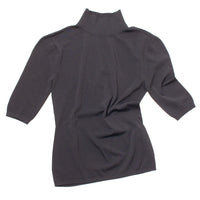 Kallmeyer Finn Short Sleeve Turtleneck in Black