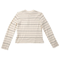 Kallmeyer Wynn Long Sleeve Tshirt in Vanilla & Black