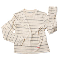 Kallmeyer Wynn Long Sleeve Tshirt in Vanilla & Black