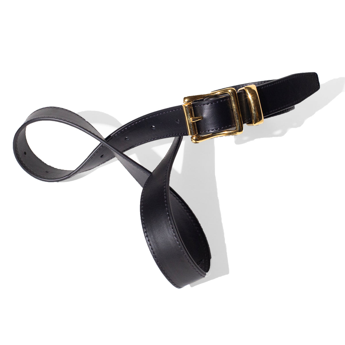 Kallmeyer Signature Leather Belt in Black – JUDITH