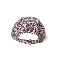 Kasmaria Cap in Liberty of London Brown and White Floral Canvas