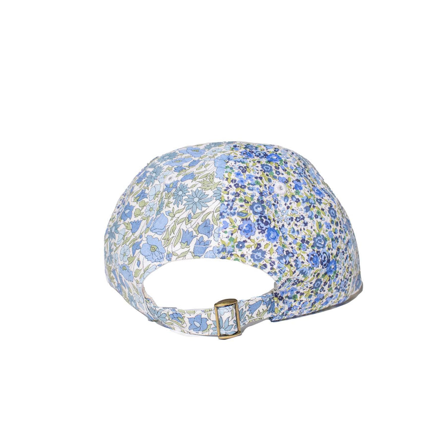 KasMaria Baseball Hat in Mixed Blue Floral