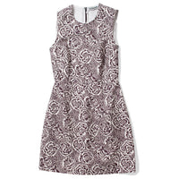 Kasmaria Mini Dress in Liberty of London Brown and White Floral Canvas