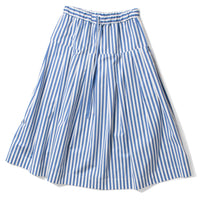 Kasmaria Pleated Skirt in Yarn Dye Stripe
