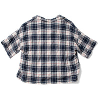 Labo.Art Flora Top in Panna Checks