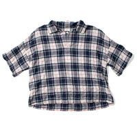 Labo.Art Flora Top in Panna Checks