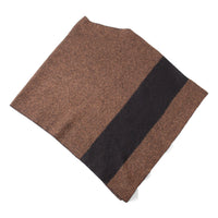 Lauren Manoogian Block Poncho in Rust Marl / Black