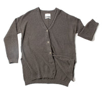 Lauren Manoogian Boucle Cardigan in Rock