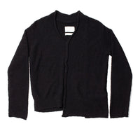 Lauren Manoogian Boucle V Neck in Black