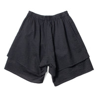 Lauren Manoogian Pebbled Shorts in Black