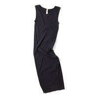 Lauren Manoogian Ruffle Rib Dress in Black