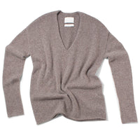 Lauren Manoogian Soft V Neck in Grey Melange