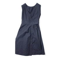 MHL. Cross Back Apron Dress in Ink