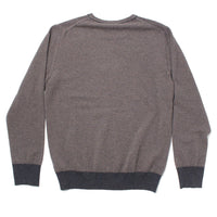 Margaret Howell Feeder Stripe Crew Neck in Charcoal