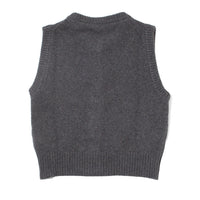 Margaret Howell Knitted Gilet in Charcoal