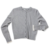Maria McManus Baby Cardigan in Grey Lace