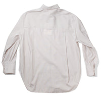 Maria McManus Covered Placket Tunic Shirt in Smoke Stripe